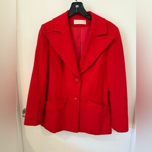 Vintage Pendleton Red Wool Blazer 100% Wool Sz M AS-IS  Classic